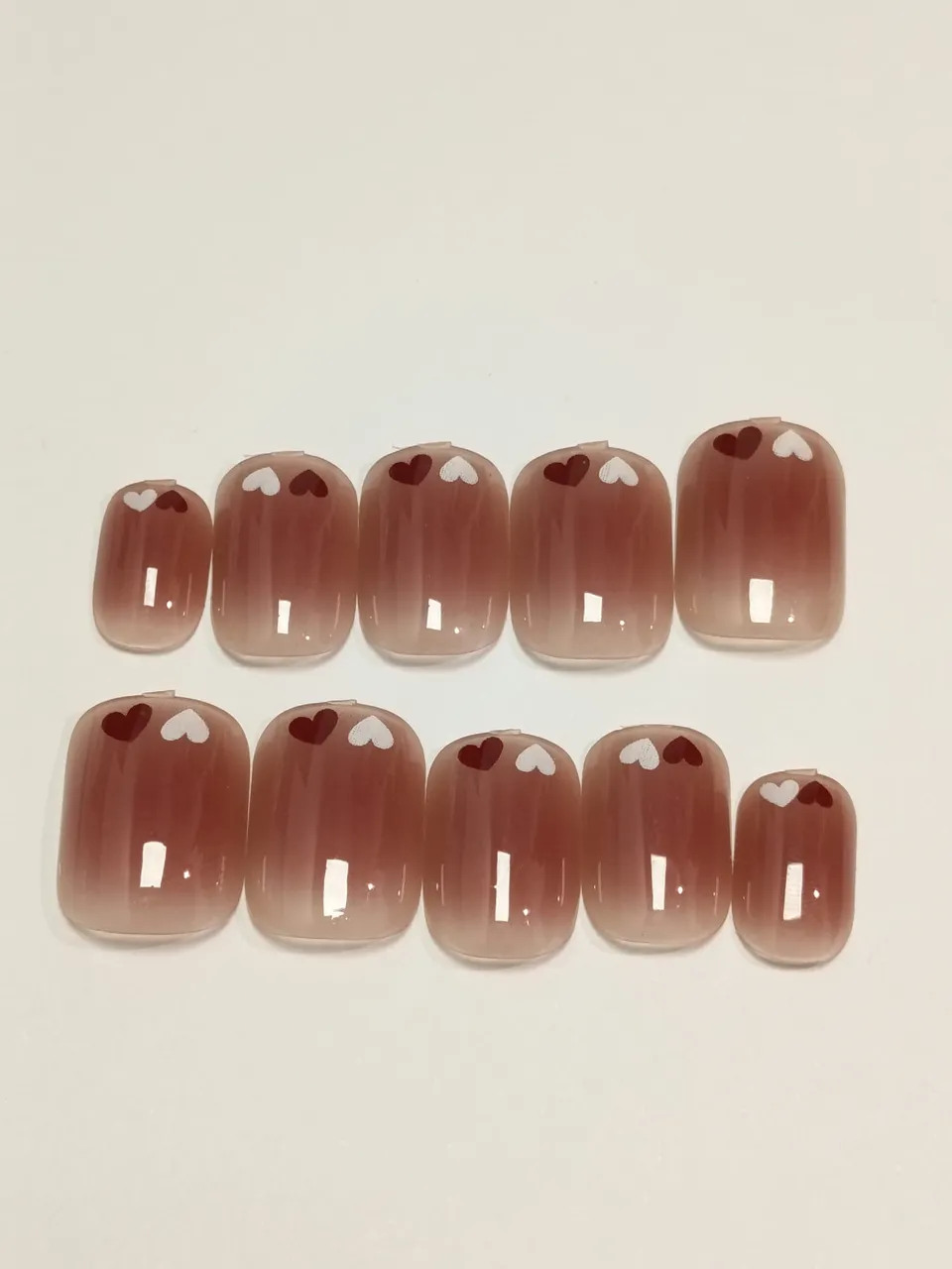 酒紅小心心・方甲
