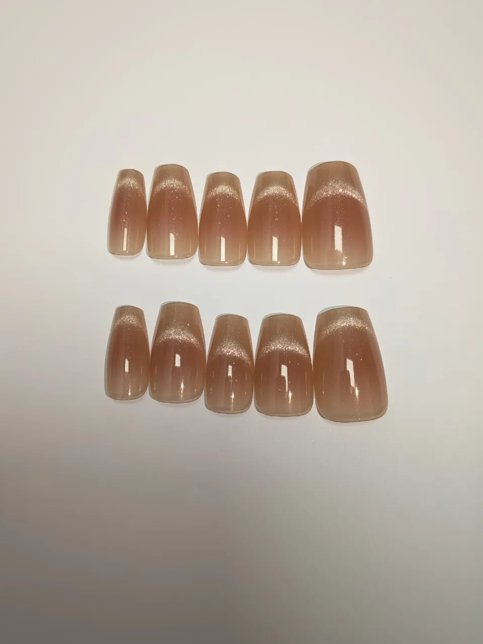 Caramel Ombré Coffin