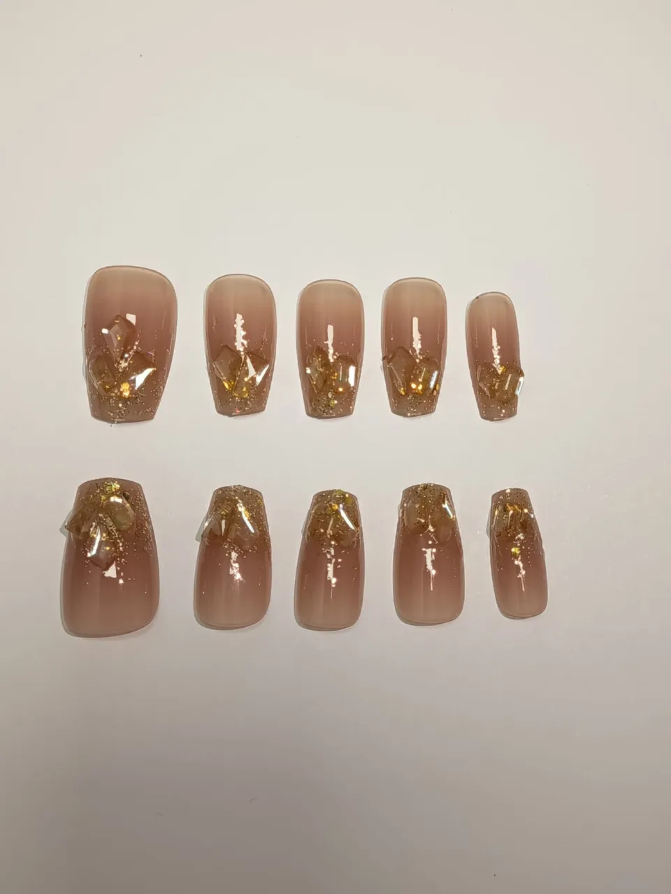 Gold Leaf Cocoa Coffin