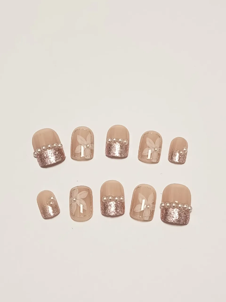 Rose Gold Pearl French